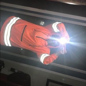 Poster girl reflective parka